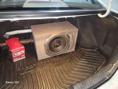 Bass tube with amplifier 6000 Watt 4 Channel