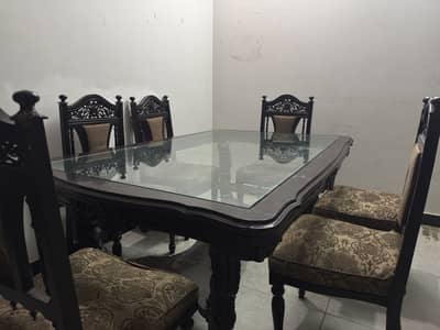 Antique Chiniot wooden dining Set.