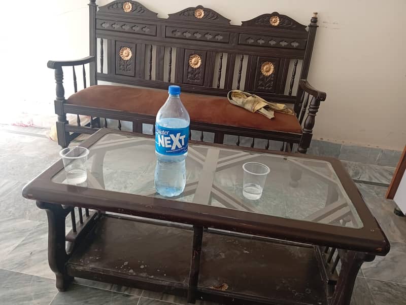 five seater sofa with table 3
