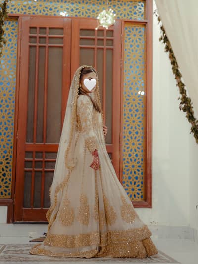 Bridal white lehenga