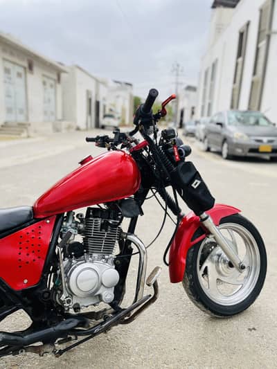1 of 1 custom made chopper 200cc