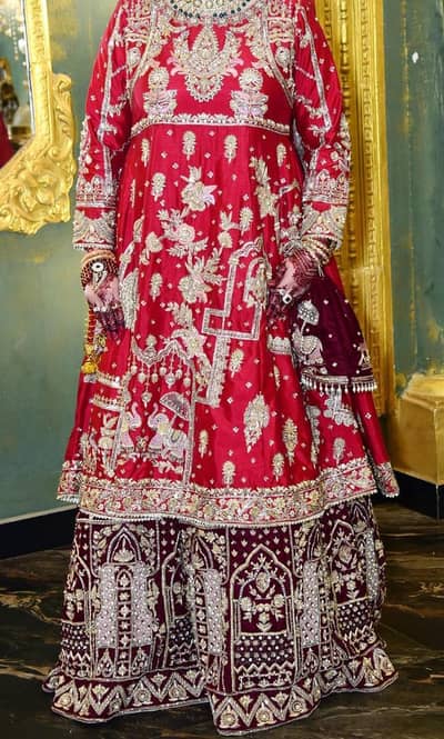 MNR Zamair Inspired Bridal Lehenga – Like New | Worn Only Once