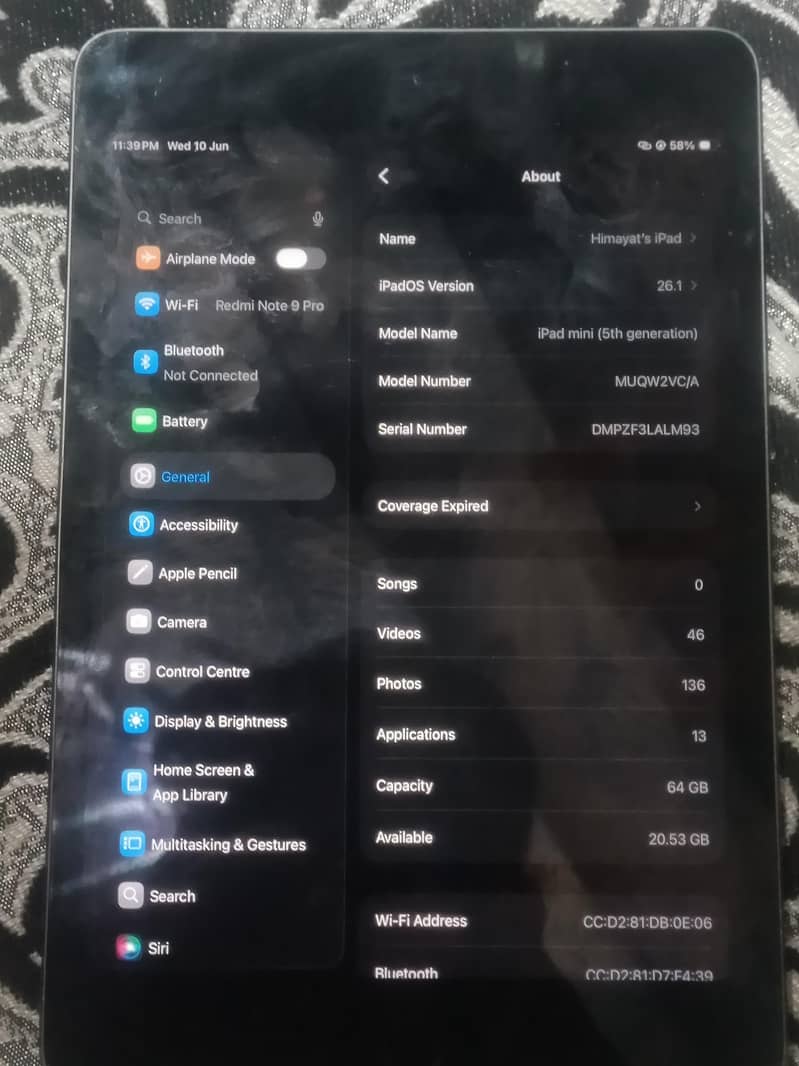 iPad Mini 5 1