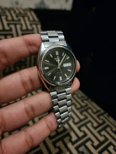 Seiko 5 automatic  Original transparent back case