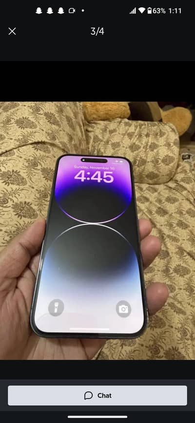 iphone 14 pro 512 gb bhattry 85