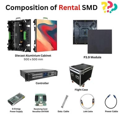 SMD screens, Pole streamers, advertising video boards, Customize size