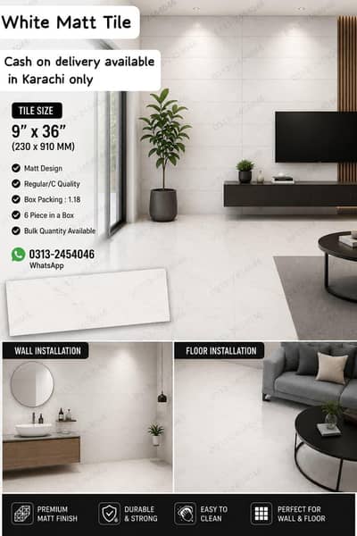 Wall & Floor tiles