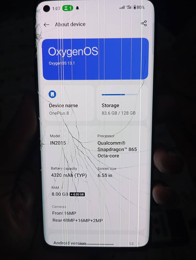 One Plus 8 4