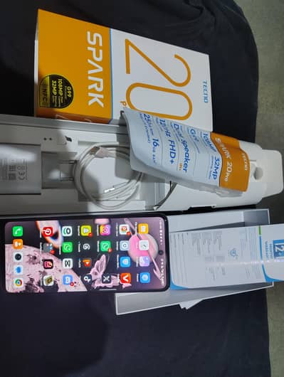 Tecno spark 20 pro all ok 10 by 10 no open no repair