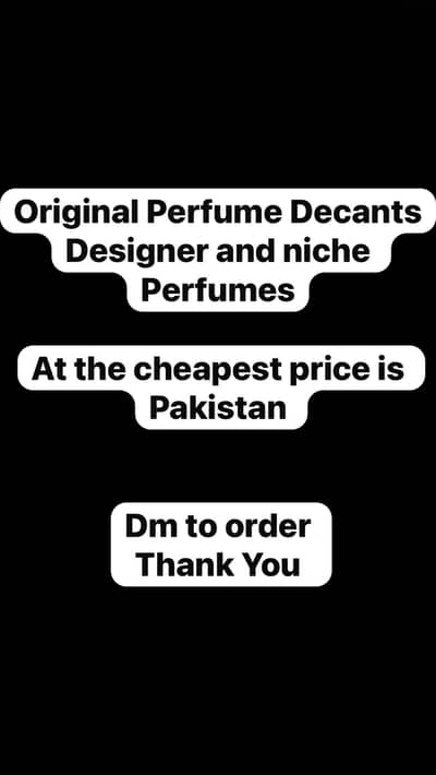 Perfume Decants (Originals)