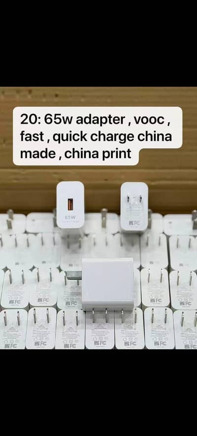 65 watts adopter Best Quality Full fast