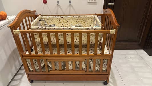 Baby cot and mattress