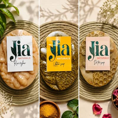 Herbal soaps