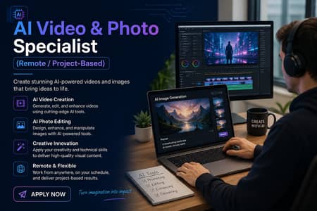 AI Video & Photo Specialist (Remote / Project-Based)