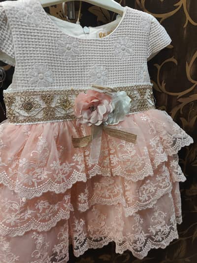 Fancy Brand New Frock for  6 to 12 month