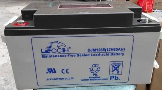 12v 65ah Leoch dry battery 01 year warranty