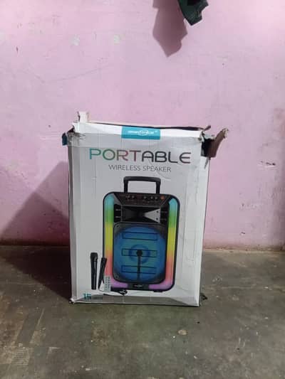 Greatnice 15inch Speaker  3 to 5 day use only/bargaining ho sakti hai