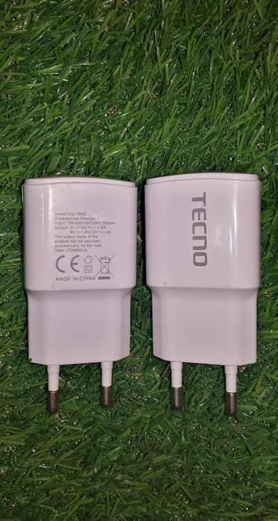 Tecno original charger with original cable