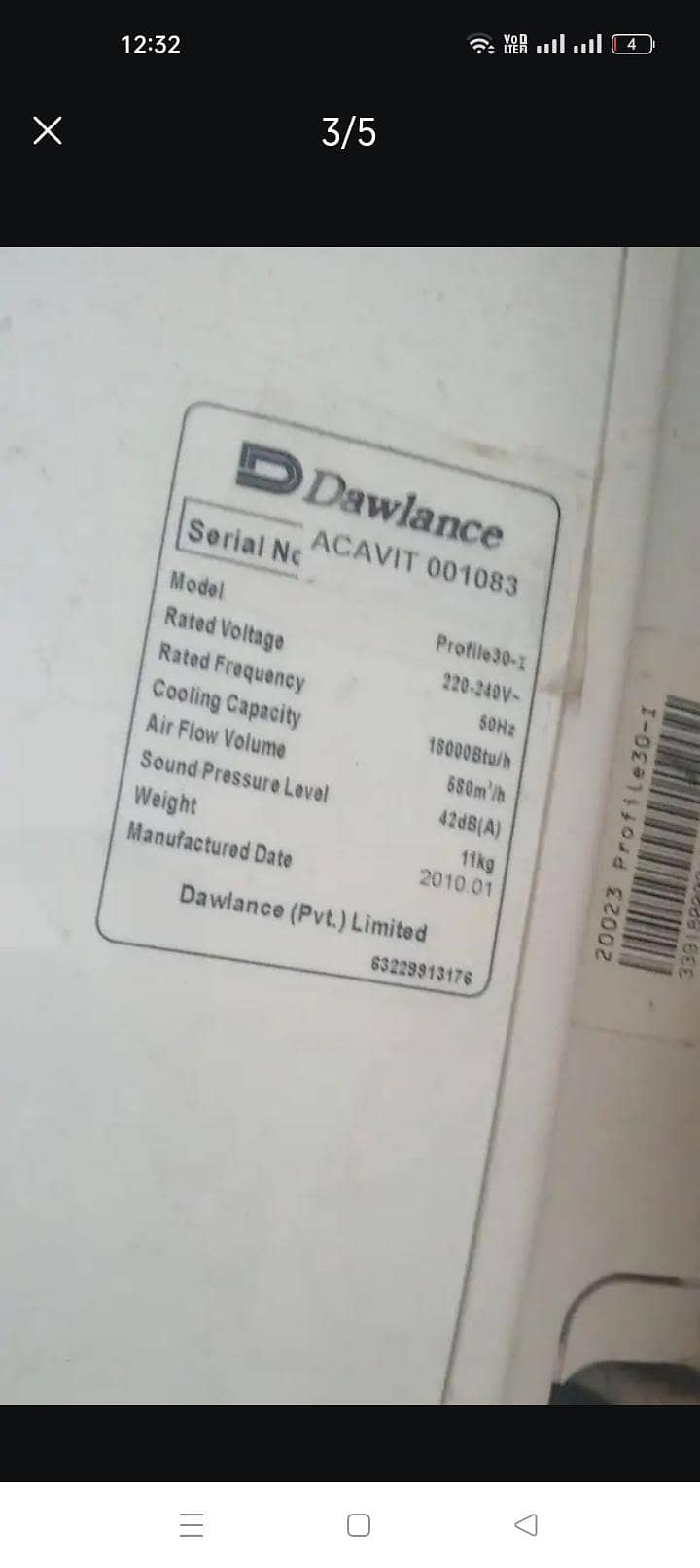 Dawlance Ac Split Ac A1 Condition 4
