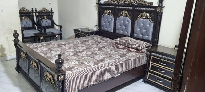 BED SET FOR SALE DRESSING CHAIR PURE CHANIOTI ORIGNAL WOOD 03454779960