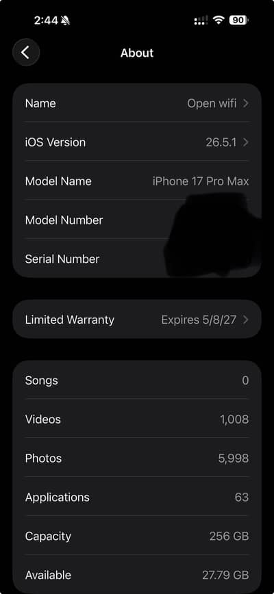 Apple iPhone 17 Pro Max