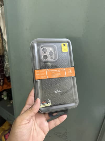 KAJSA Genuine Leather Case for Iphone 16 Pro Max