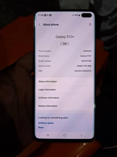 Samsung Mobile S10 Plus