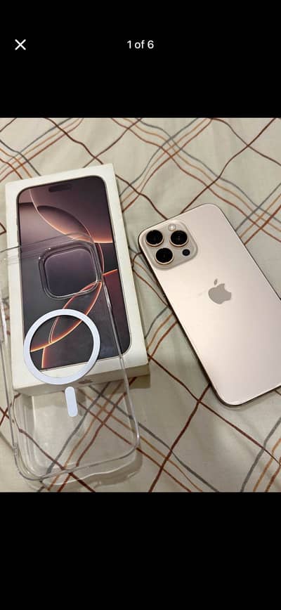 Apple iPhone 16 Pro Max Desert titanium (LLA) 256 gb factory unlock