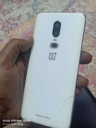 One Plus 6 dual sim approve ram 8 GB memory 128.03112335300