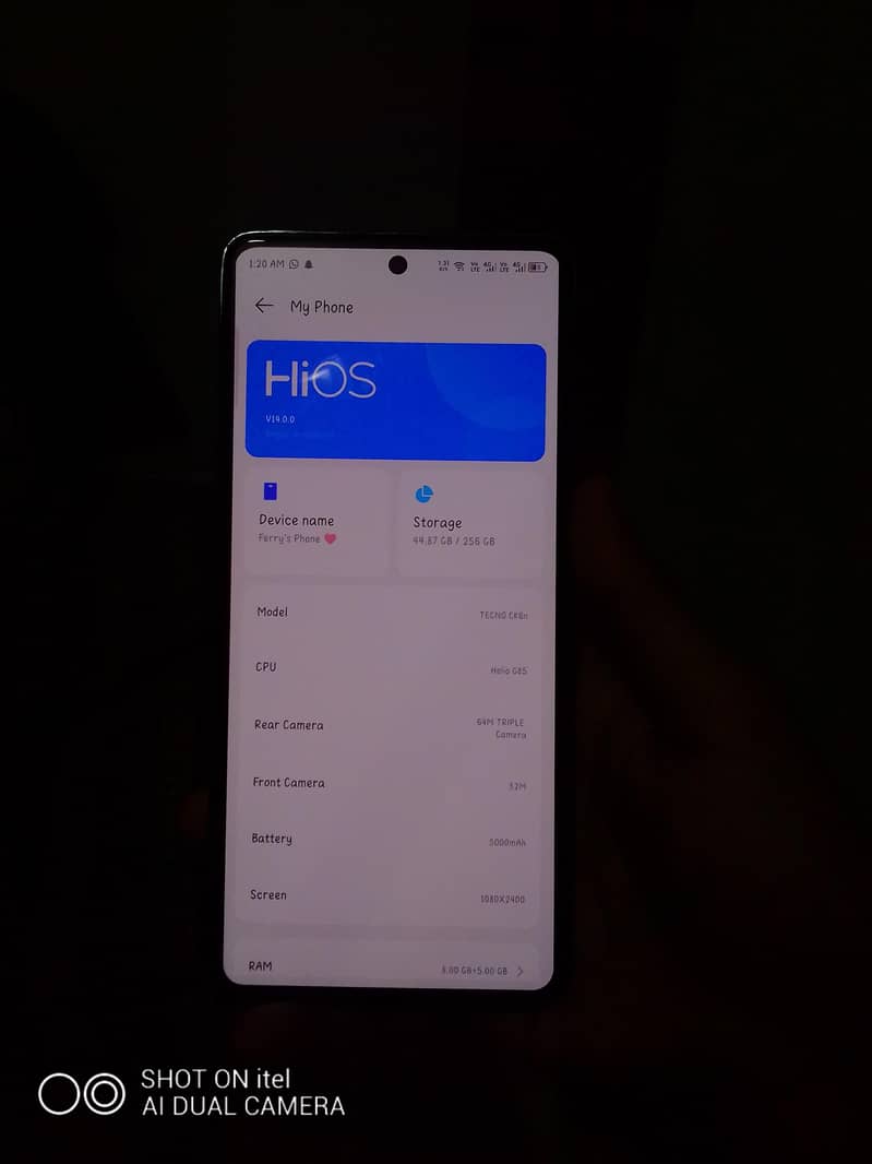 Tecno CAMON 20 3