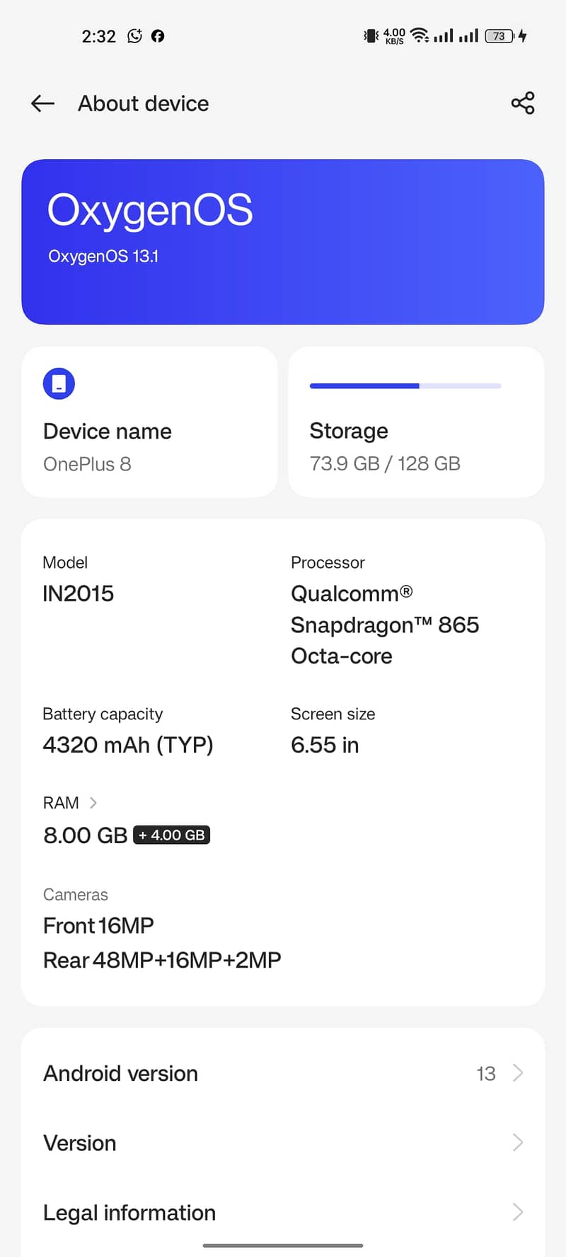 OnePlus 8 5g 3