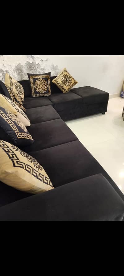 velvet sofa