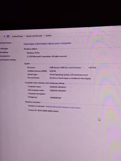 Ryzen 5 2600 Gaming PC | 8GB RAM | 256GB NVMe SSD + 2TB HDD