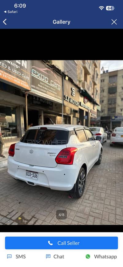 Suzuki Swift 2023 model cvt top the line urge03173828167