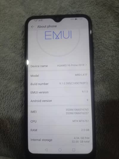 Huawei Y6 Prime all ok ha