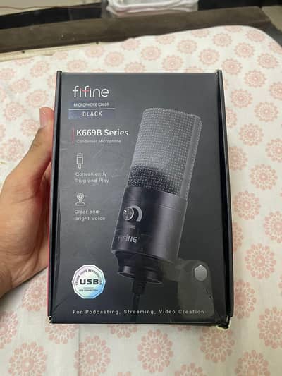 FIFINE K669B CONDENSER MICROPHONE BOX PACK