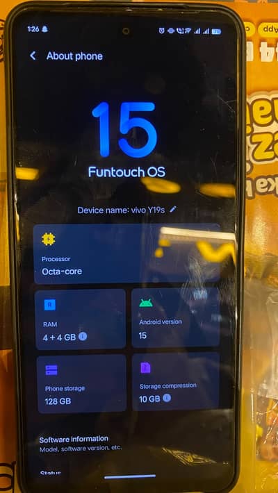 Vivo Y19s FOR SALE