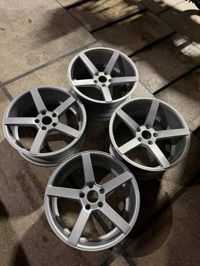 18 inch cv3 rims silver