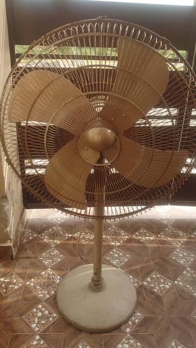 pedestal fan 100% perfect in running