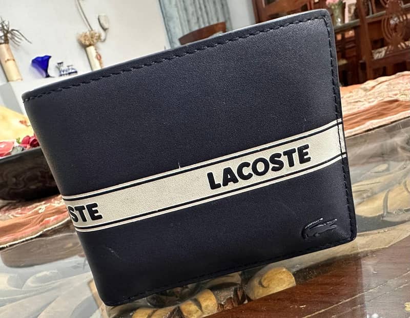 original lacoste wallet 0