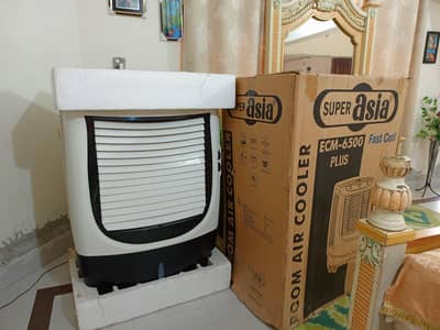 Super Asia Big size Room air cooler ECM 6500 plus fast cool
