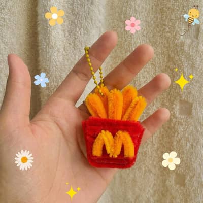 pipe cleaner keychains