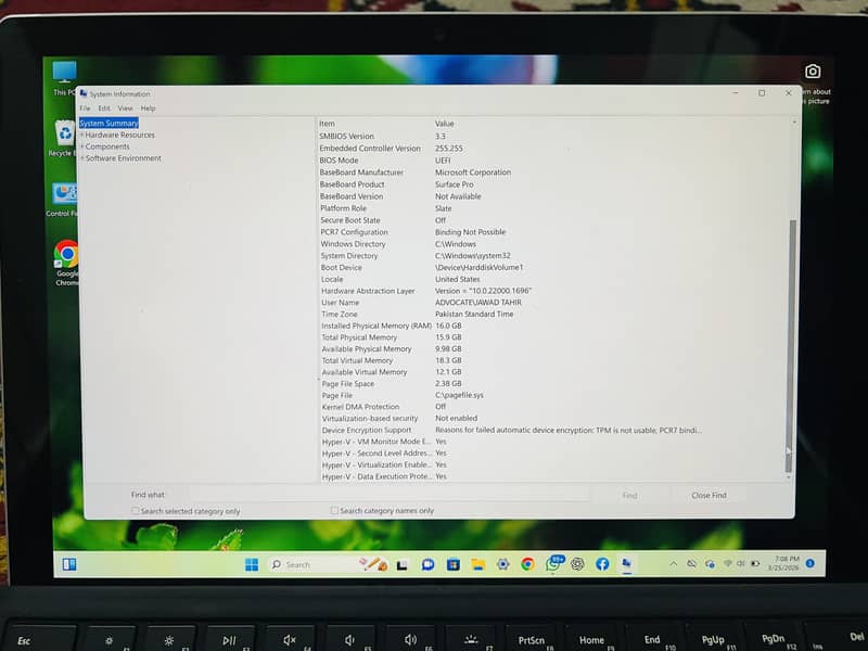 Microsoft surface pro 5 3