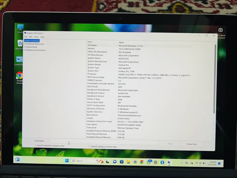 Microsoft surface pro 5 4