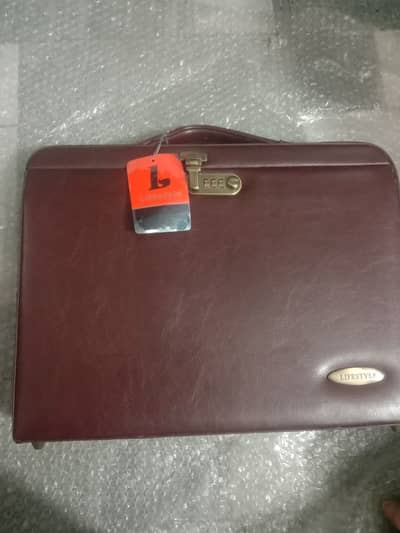 Original leather office bag