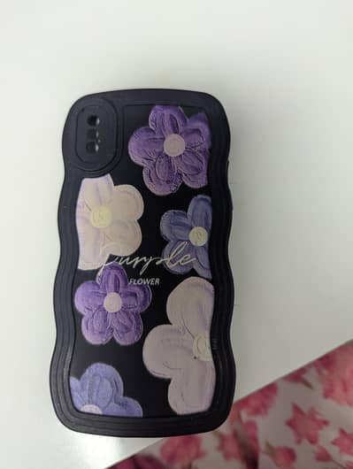 girly flower back cover I phone x