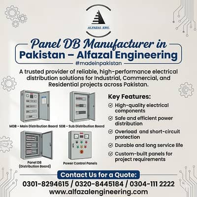 Electrical Panel Manufacturer in Pakistan | Control Panel | Meter box