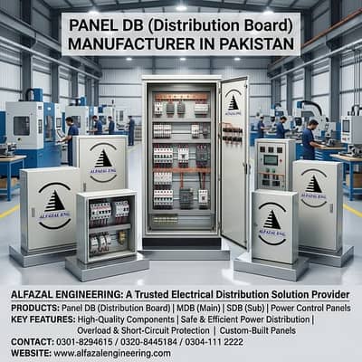 Electrical Panel Manufacturer in Pakistan | Control Panel | Meter box.