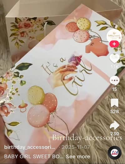 baby girl sweet box