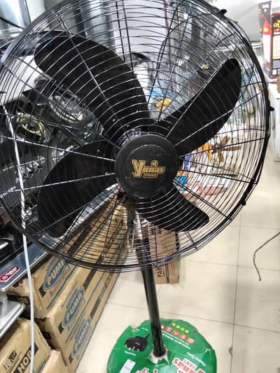 Yunas Heavy Duty Pedestal Fan – Powerful Air Throw